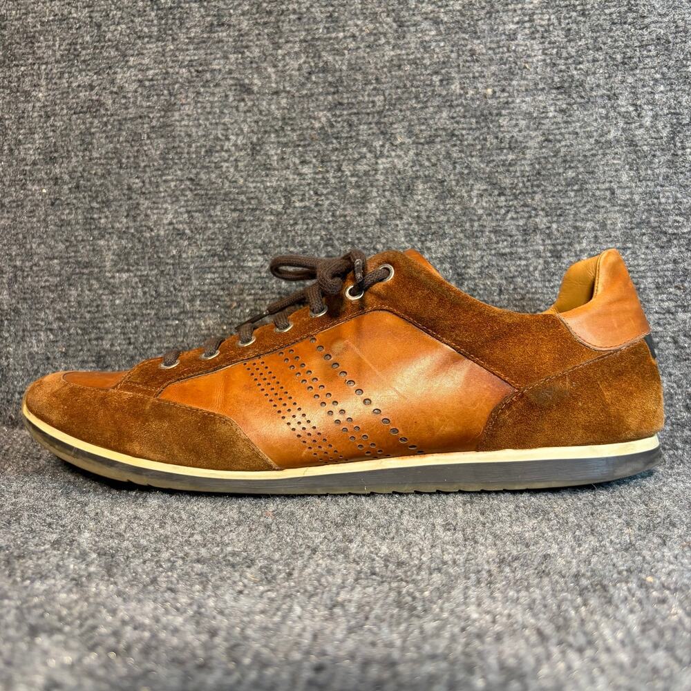 Magnanni Brown Leather Suede Oxford Dress Shoes Sneakers Mens Size 13 Spain